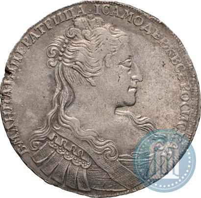 Фото 1 рубль 1734 года  "Тип 1734 года"