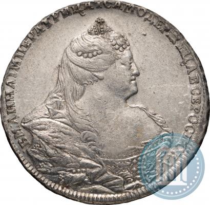 Picture 1 rouble 1740 year  "Moscow type"