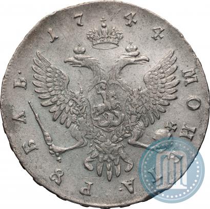 Picture 1 rouble 1744 year ММД 