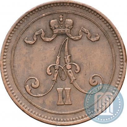 Фото 10 пенни 1867 года  