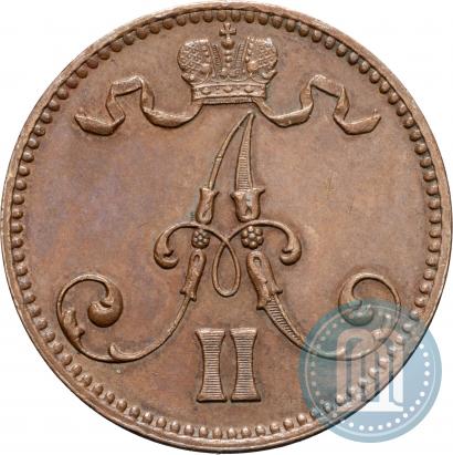 Фото 5 пенни 1867 года  
