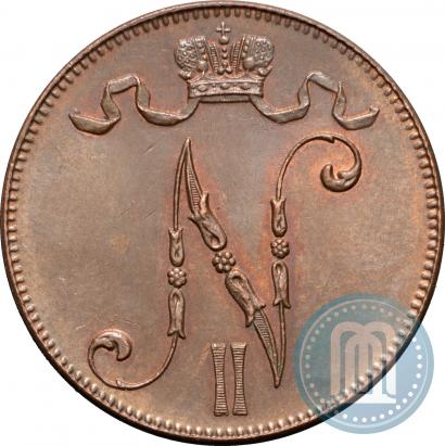 Picture 5 pennia 1897 year  