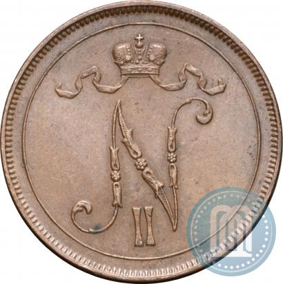 Фото 10 пенни 1898 года  