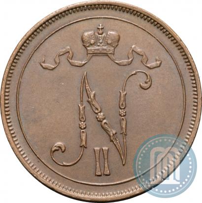Picture 10 pennia 1911 year  
