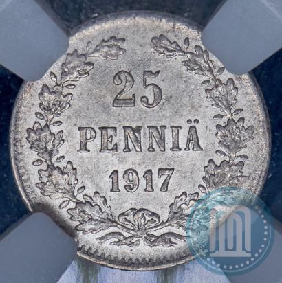 Picture 25 pennia 1917 year S 