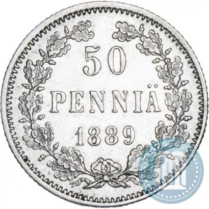 Picture 50 pennia 1889 year L 