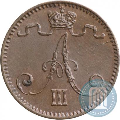 Фото 1 пенни 1891 года  