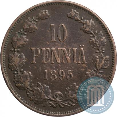 Фото 10 пенни 1895 года  