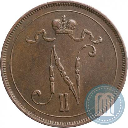 Picture 10 pennia 1899 year  