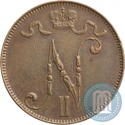 Picture 5 pennia 1907 year  