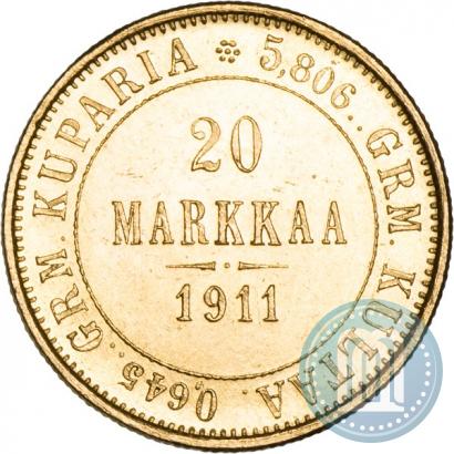 Picture 20 markkaa 1911 year L 