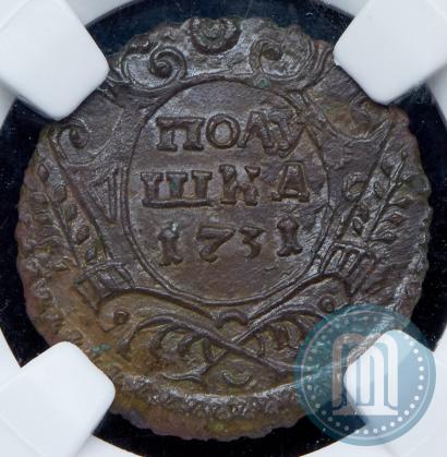 Фото Полушка 1731 года  