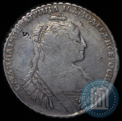 Фото 1 рубль 1734 года  "Тип 1735 года"