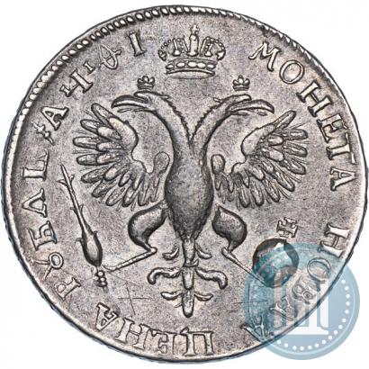 Фото 1 рубль 1719 года OK-L "Портрет в латах"