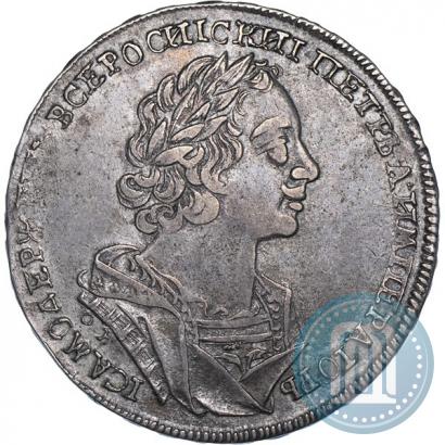 Фото 1 рубль 1724 года OK "Портрет в античных доспехах"