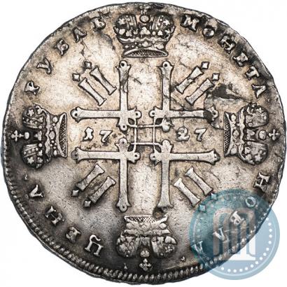 Фото 1 рубль 1727 года  "Московский тип"