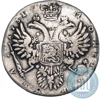 Фото 1 рубль 1731 года  