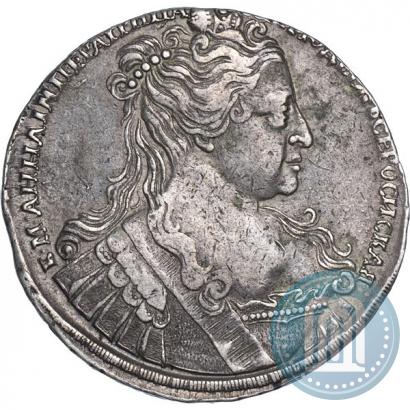 Фото 1 рубль 1734 года  "Тип 1734 года"