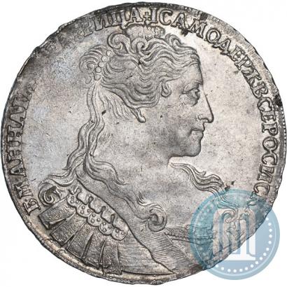 Фото 1 рубль 1734 года  "Тип 1734 года"