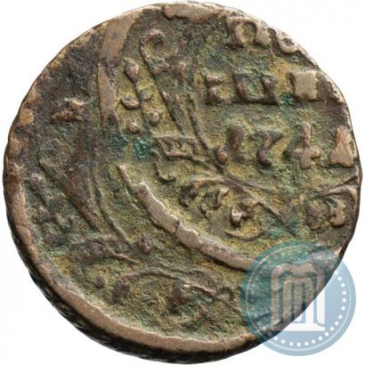 Фото Полушка 1741 года  