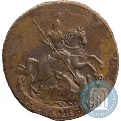 Фото 2 копейки 1757 года  "Номинал под Св. Георгием"