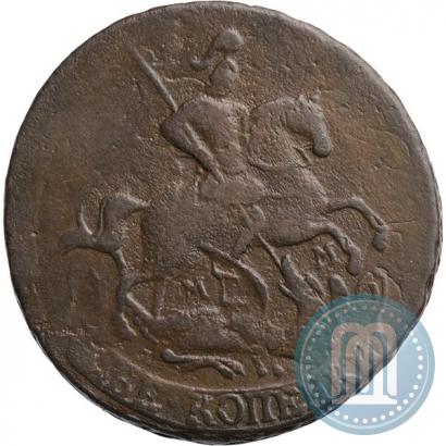 Фото 2 копейки 1763 года ММ 