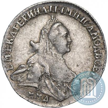 Фото 15 копеек 1764 года ММД 