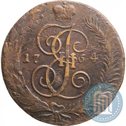 Фото 5 копеек 1764 года СМ 