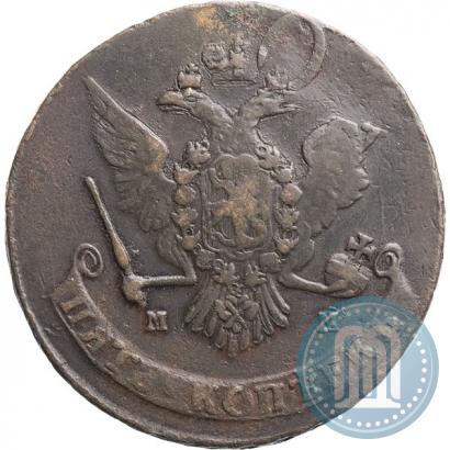 Picture 5 kopecks 1765 year ММ 