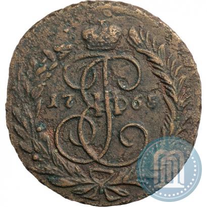 Фото 2 копейки 1765 года ММ 