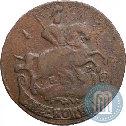 Picture 2 kopecks 1765 year ЕМ 