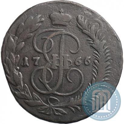 Фото 5 копеек 1766 года ММ 