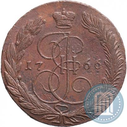Фото 5 копеек 1766 года ЕМ 