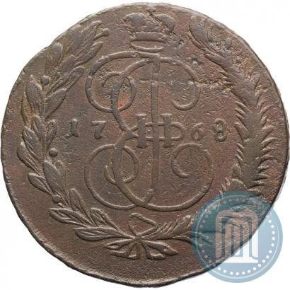 Picture 5 kopecks 1768 year ММ 