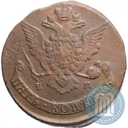 Фото 5 копеек 1769 года ЕМ 