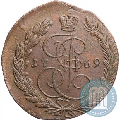 Фото 5 копеек 1769 года ЕМ 