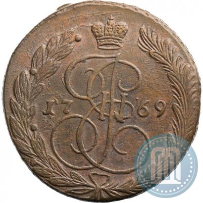 Фото 5 копеек 1769 года ЕМ 