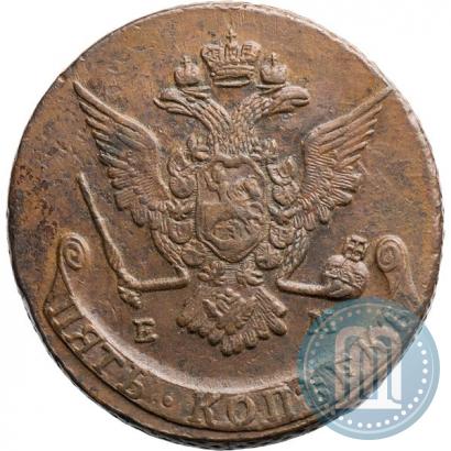 Picture 5 kopecks 1770 year ЕМ 