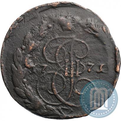 Picture 5 kopecks 1771 year ЕМ 