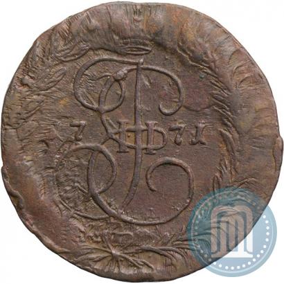 Фото 2 копейки 1771 года ЕМ 