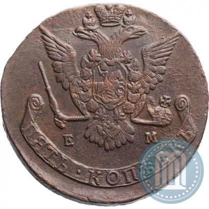 Фото 5 копеек 1775 года ЕМ 