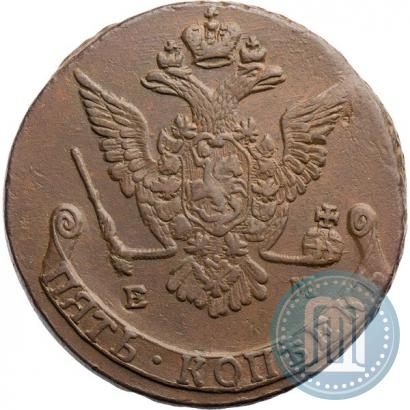 Picture 5 kopecks 1778 year ЕМ 