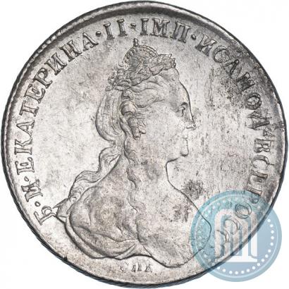 Фото 1 рубль 1780 года СПБ-ИЗ 
