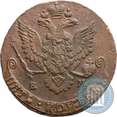 Фото 5 копеек 1780 года ЕМ 