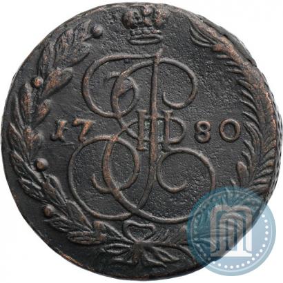 Фото 5 копеек 1780 года ЕМ 