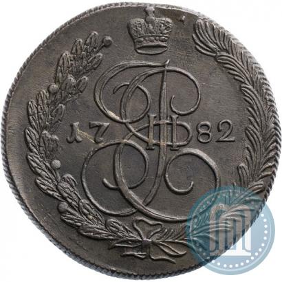 Фото 5 копеек 1782 года КМ 