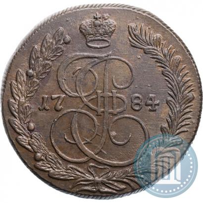 Фото 5 копеек 1784 года КМ 