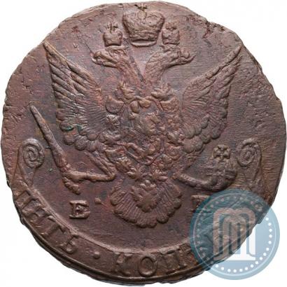 Фото 5 копеек 1786 года ЕМ 