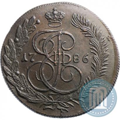 Picture 5 kopecks 1786 year КМ 