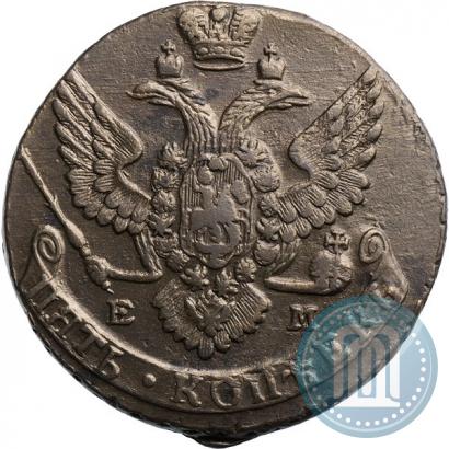Picture 5 kopecks 1788 year ЕМ 